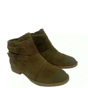 Born Moraga Women's Brown Suede Leather Boots Women's Size 9.5/40